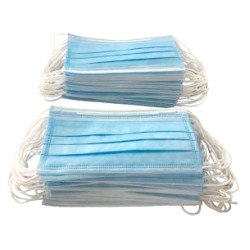 Disposable Face Mask 3 Ply Blue (Pack of 50)