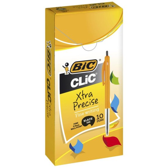 Bic Clic Fineline Pen Fine Black - SINGLE