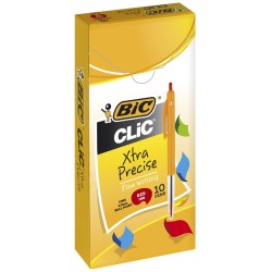 Bic Clic Fineline Pen Fine Red - SINGLE