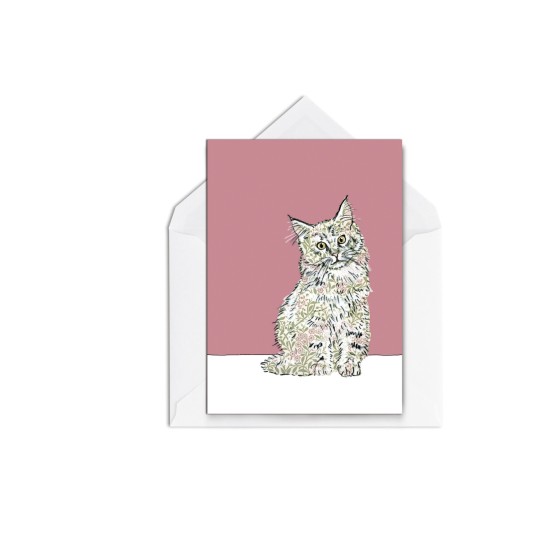 MAINE CAT CARD