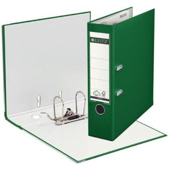 Leitz Lever Arch File 180D Foolscap 80mm Green