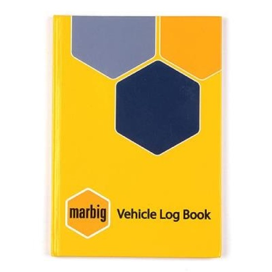 MARBIG A5 VEHICLE LOGBOOK HARDCOVER