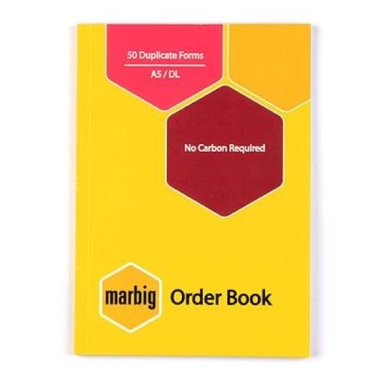 MARBIG ORDER BOOK A5 50LF DUPLICATE
