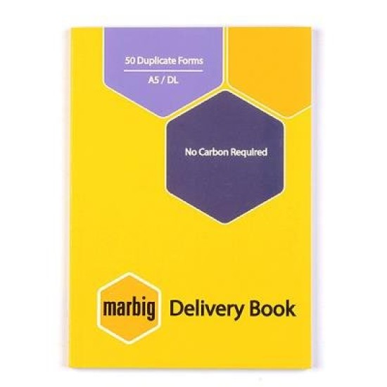 MARBIG DELIVERY BOOK A5 50L DUPLICATE