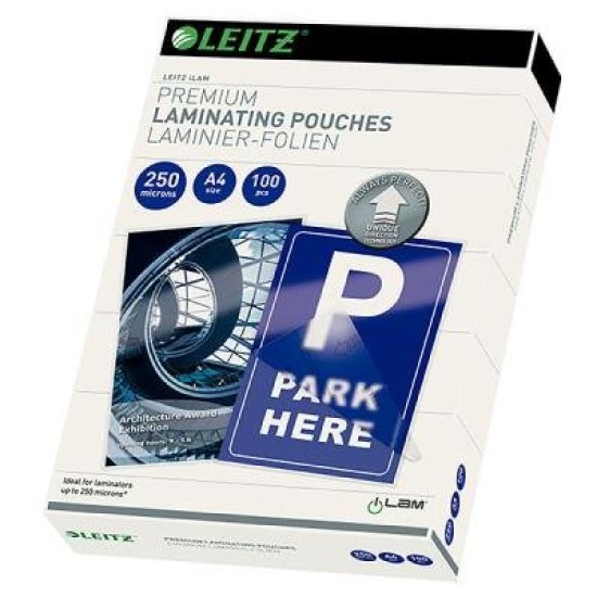 Leitz iLAM UDT Lam Pouches A4 250mic 100pcs