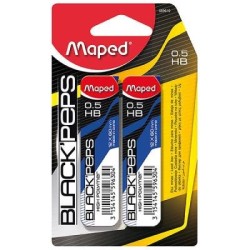 MAPED 559610 LEAD REFILLS HB 0.5MM PACK