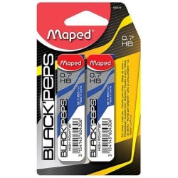 MAPED 560410 LEAD REFILLS HB 0.7MM PACK