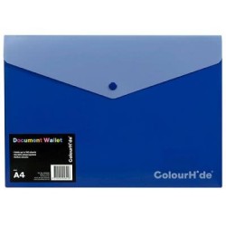 CH DOCUMENT WALLET A4 CLASSIC BLUE