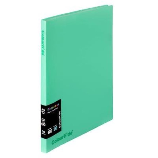 CH DISPLAY BOOK FIXED 20PKT BISCAY GREEN