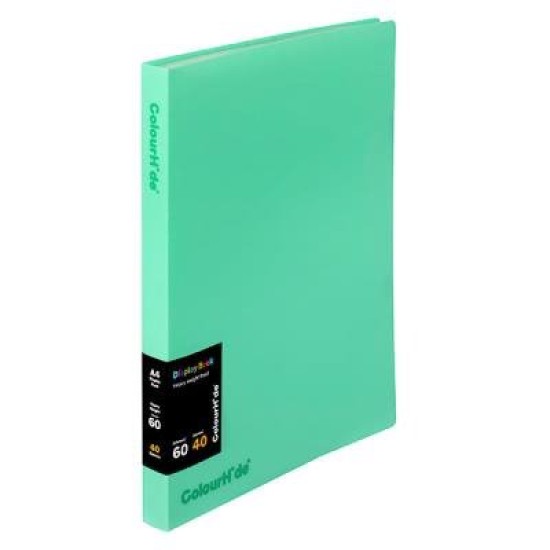 CH DISPLAY BOOK FIXED 40PKT BISCAY GREEN