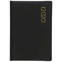 COLLINS DIARY A52 BLACK  2022