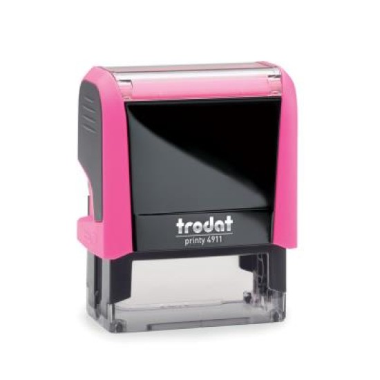 TRODAT PRINTY - TEXT STAMPS TRODAT 4911 38x14mm  Neon Pink