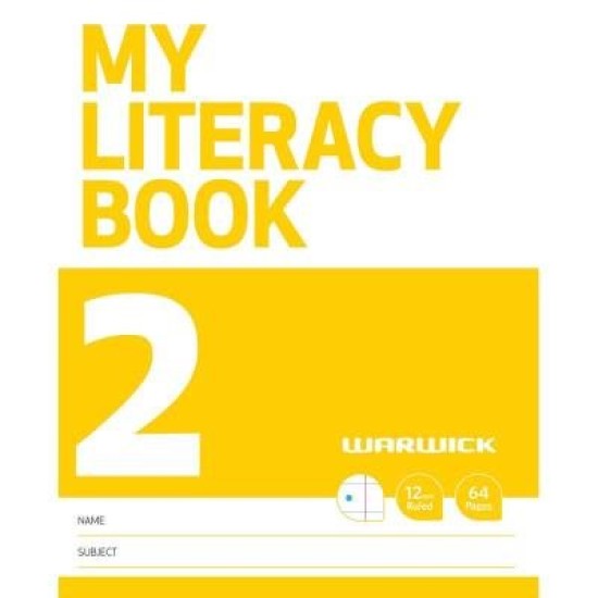 Warwick FSC Mix 70% My Literacy Book 3 7mm Ruled 64 Page
