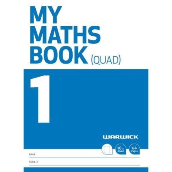 Warwick FSC Mix 70% My Maths Book 2 7mm Quad 64 Page