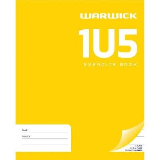 Warwick Exercise Book 1F2 24 Leaf Ruled 12mm 125x202mm
