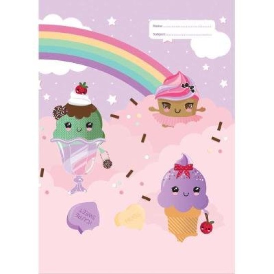 Spencil Everyday Is Sundae Book Cover Scrapbook Pack 3 Assorted