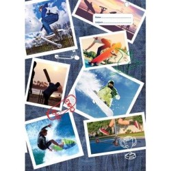 Spencil Sports Coll Book Cover Scrapbook Pack 3 Assorted