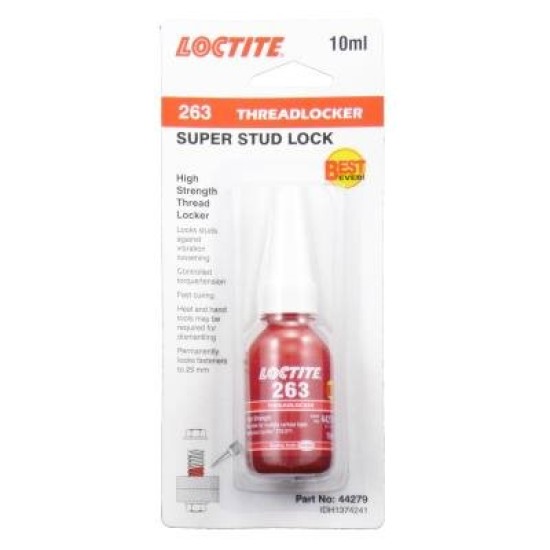 Loctite 263 Stud Lock High Strength Threadlocker 10ml