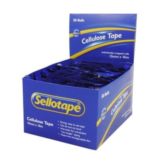 Sellotape 3270 Cellulose Tape 15mmx33m