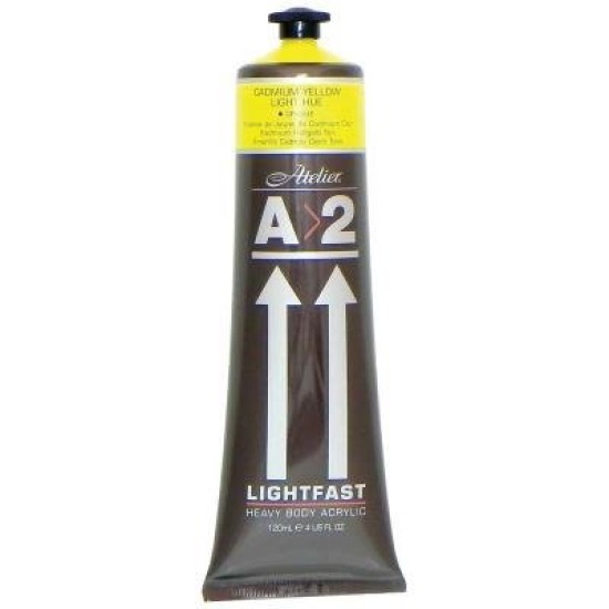 A2 Lightfast Heavybody Acrylic 120ml Cadmium Light Yellow