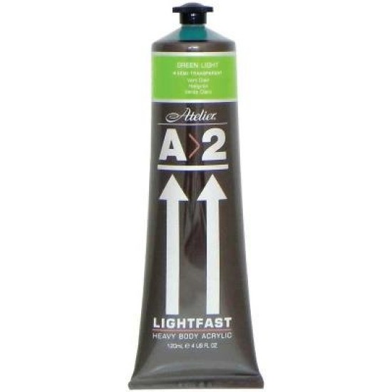 A2 Lightfast Heavybody Acrylic 120ml Light Green