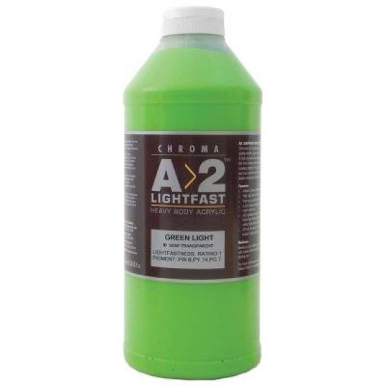 A2 Lightfast Heavybody Acrylic 1 Litre Light Green