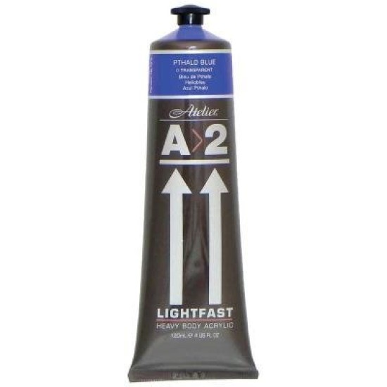 A2 Lightfast Heavybody Acrylic 120ml Pthalo Blue