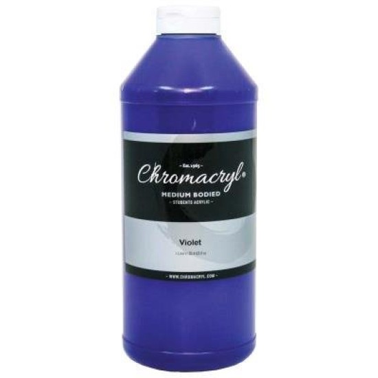 Chromacryl Acrylic Paint Student 1 Litre Violet
