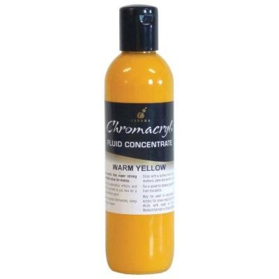Chromacryl Fluid Concentrate Warm Yellow 250ml