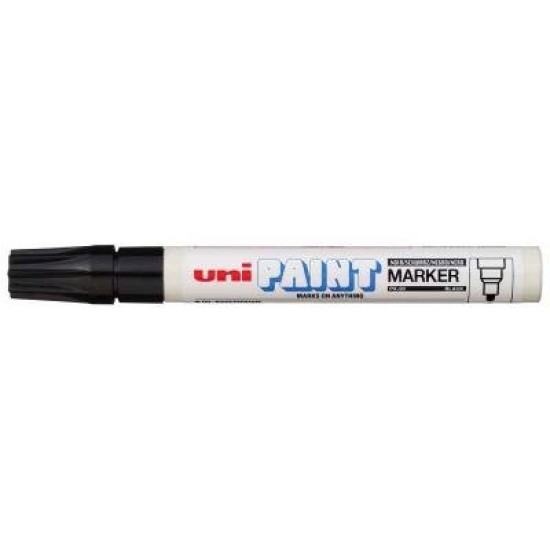 Uni Paint Marker 2.8mm Bullet Tip Black PX-20