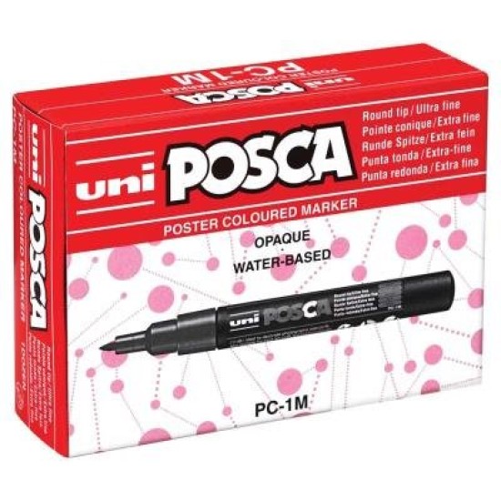 Uni Paint Marker 4.0-8.5mm Chisel Tip Black PX-30