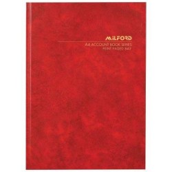 Milford A4 84lf Indexed Book Hard Cover