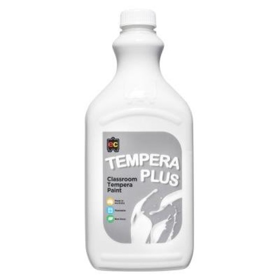 Tempera Plus Classroom Paint 2L White