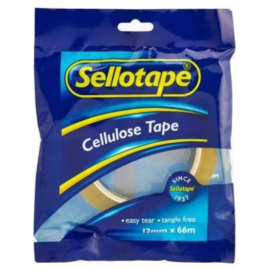 Sellotape 1105 Cellulose 12mmx66m