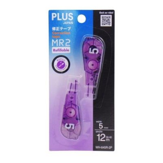 Plus TW Correction Tape Purple 5mm x 12m WH705