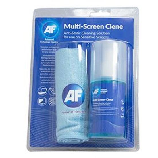 AF Screen-Clene + Large Microfibre cloth 200ml