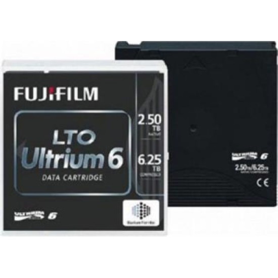 Fujifilm LTO Ultrium 6 2.5/6.25TB Tape Cartridge (Barium Ferrite)