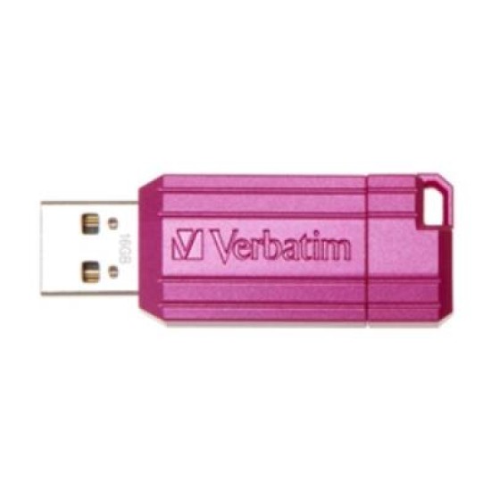 Verbatim Store'n'Go Pinstripe USB2.0 Flash Drive 16GB Pink