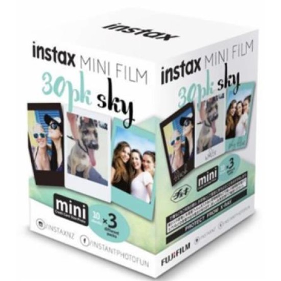 Fujifilm Instax Mini Film 30 Pack Sky