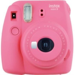 Fujifilm Instax Mini 9 Camera Flamingo Pink w/10 Pack Film