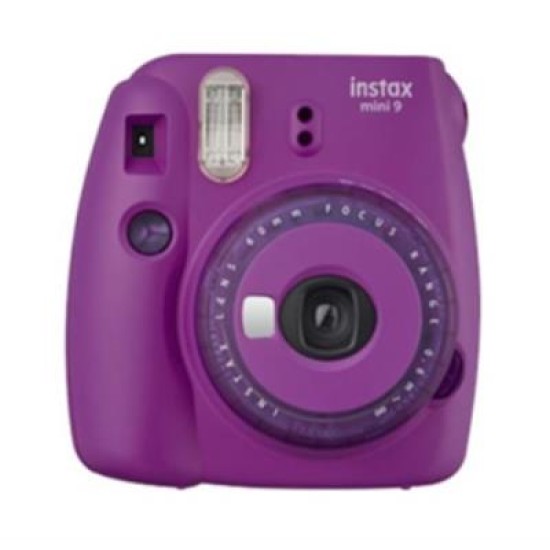 Fujifilm Instax Mini 9 Camera Purple w/10 Pack Film