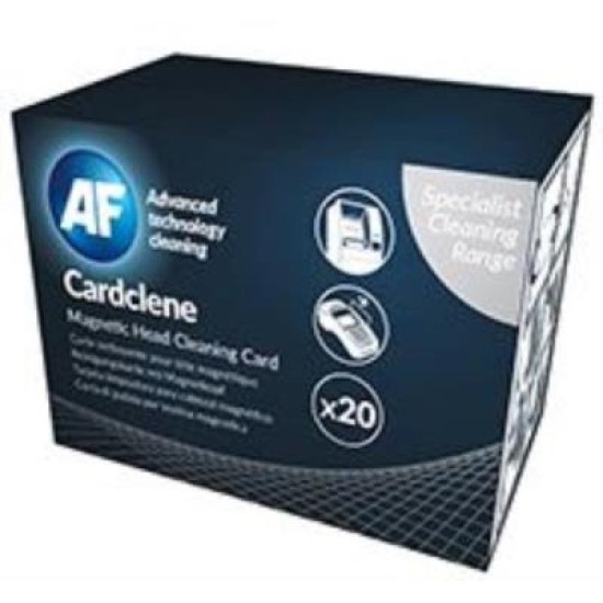 AF Cardclene Swipe / Entry Machine Cleaners - 20 Pack