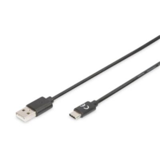 Digitus USB Type-C (M) to USB Type A (M) 1.8m Connection Cable