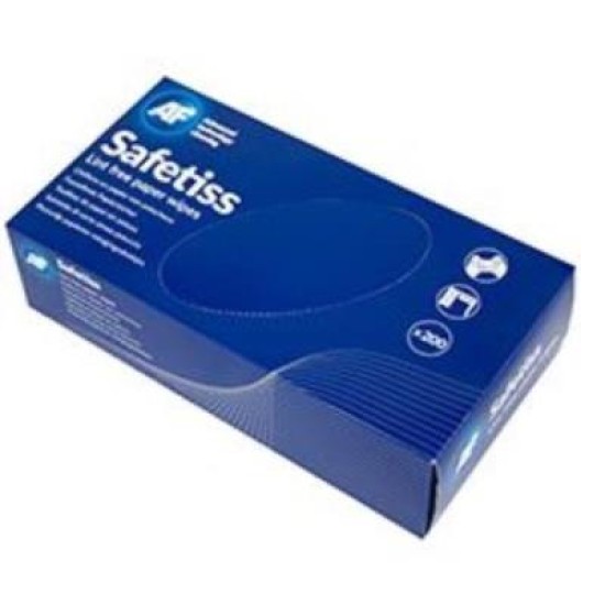 AF Safetiss Lint Free Single Ply Paper Wipes Box