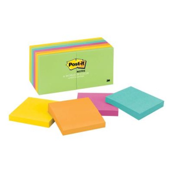 Post-it Notes 654-14AU 76x76mm Jaipur, Pack of 14