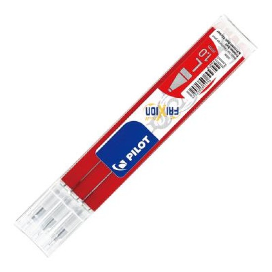 Pilot Frixion Erasable Refill Broad Red, Pack of 3 (BLS-FR10-R-S3)