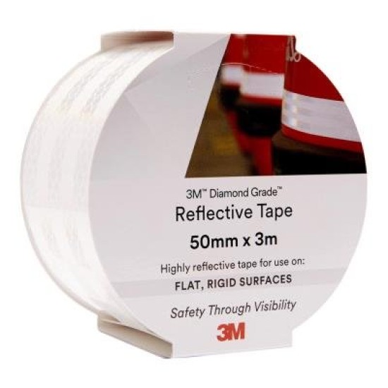 3M Diamond Grade Reflective Tape 983-10 White 50mm x 3m