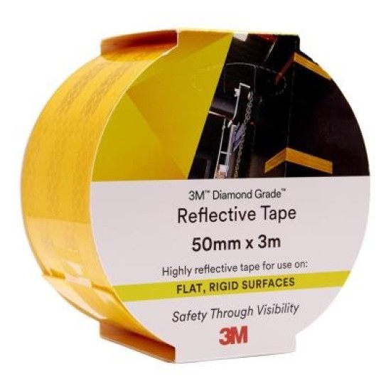 3M Diamond Grade Reflective Tape 983-71 Yellow 50mm x 3m