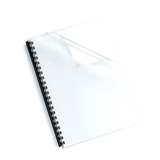 Fellowes Binding Covers A4 200mic Clear, Pack of 100