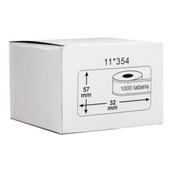 Icon Compatible Dymo LW Labels 57x32mm 1000 Roll
